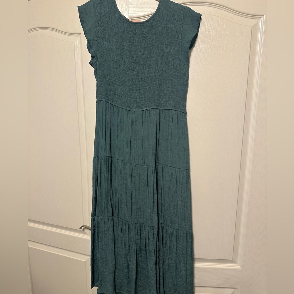 Elegant Teal Maxi Dress
